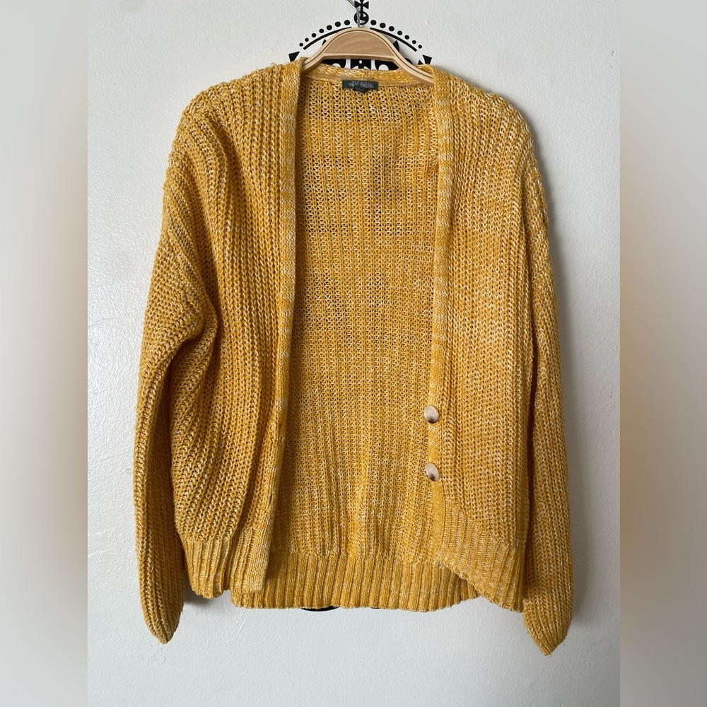 Wild Fable | Yellow Knitted Cardigan Size S